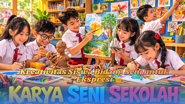 Kreativitas Siswa Bidang Seni